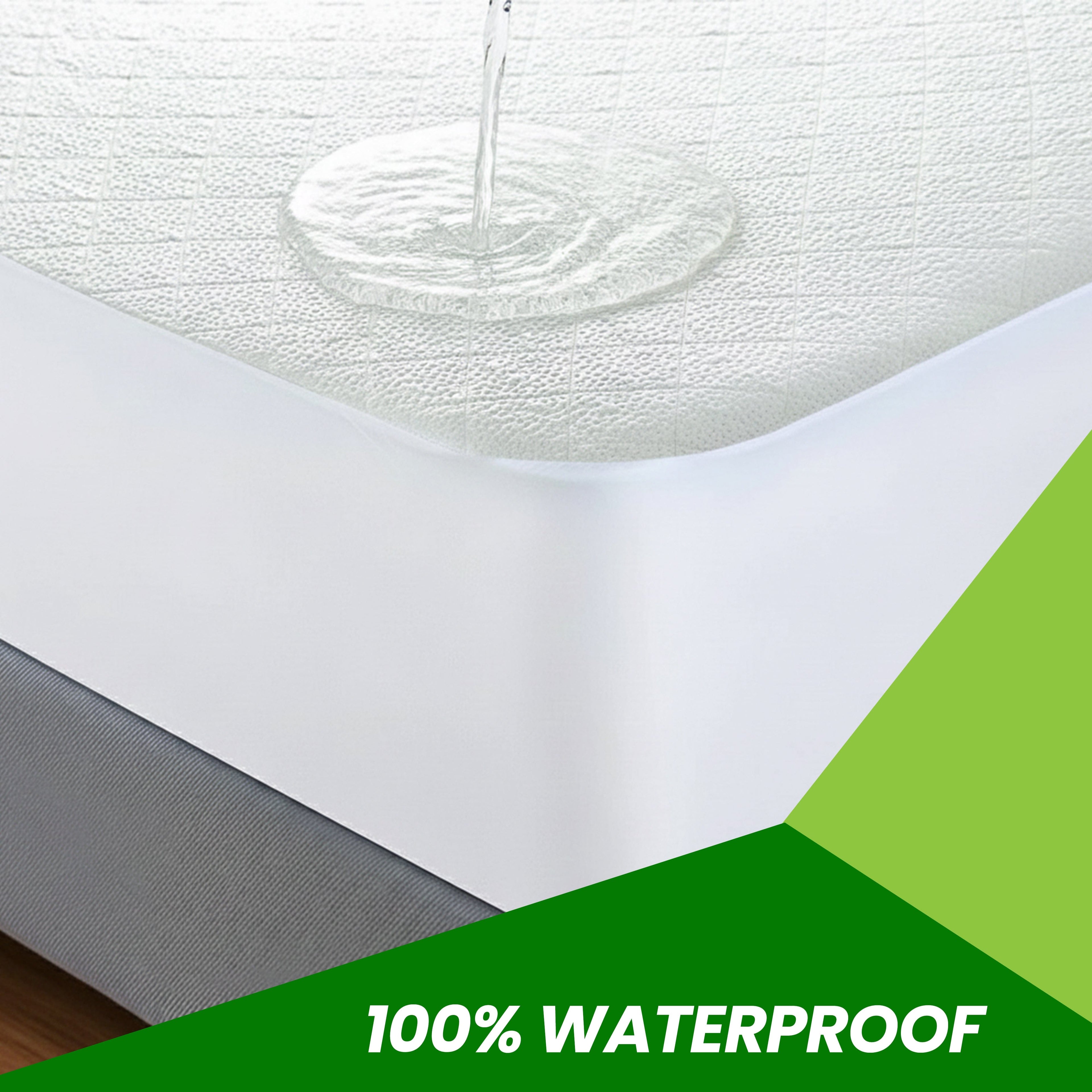 OLIVIA ROCCO Bamboo Quilted Waterproof Mattress Protector – Extra Deep Skirt