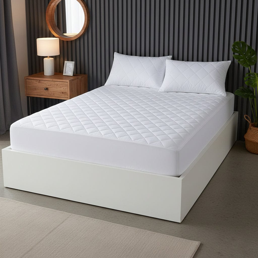 OLIVIA ROCCO Egyptian Cotton Waterproof Mattress Protector – Extra Deep