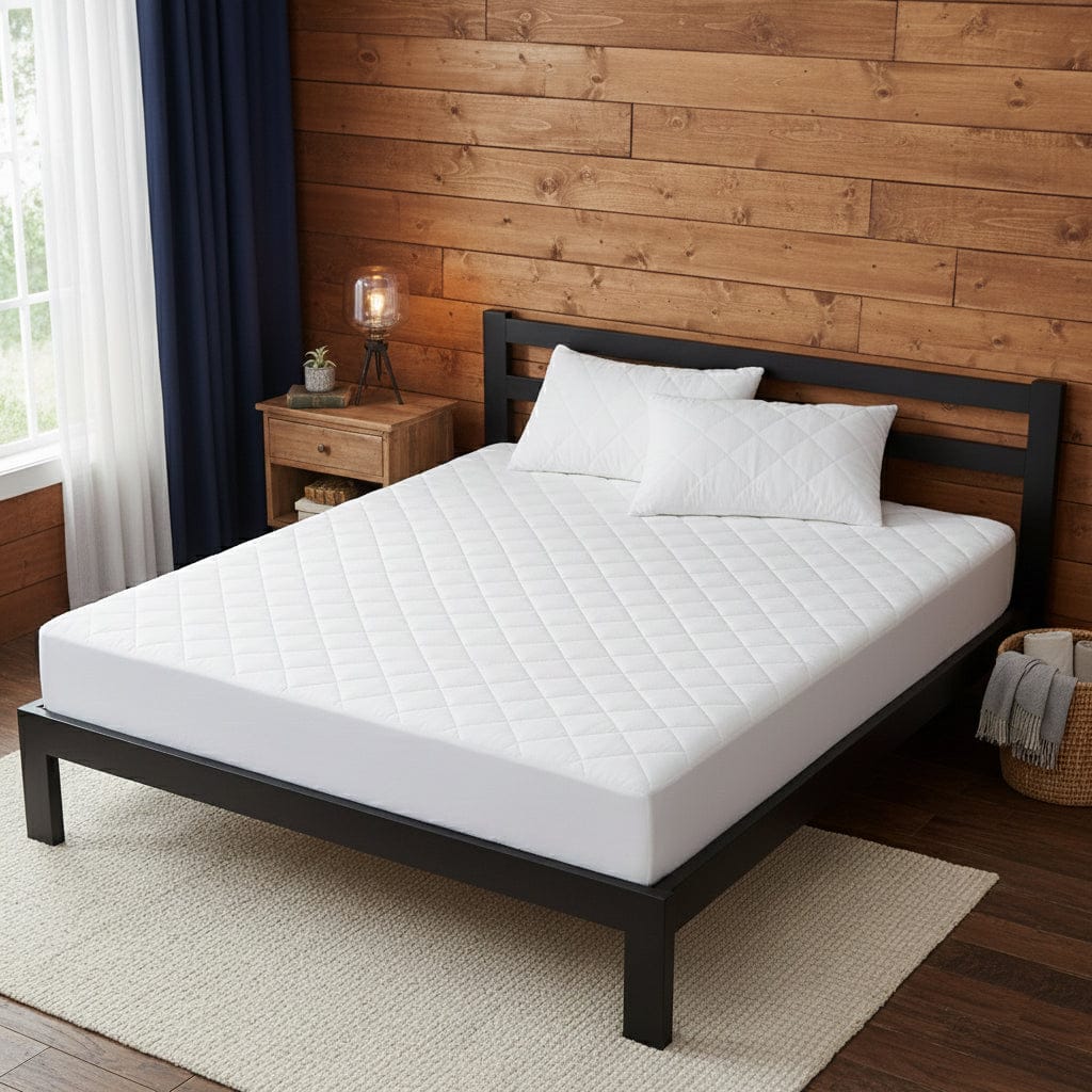 OLIVIA ROCCO Quilted Waterproof Mattress Protector – Extra Deep Skirt