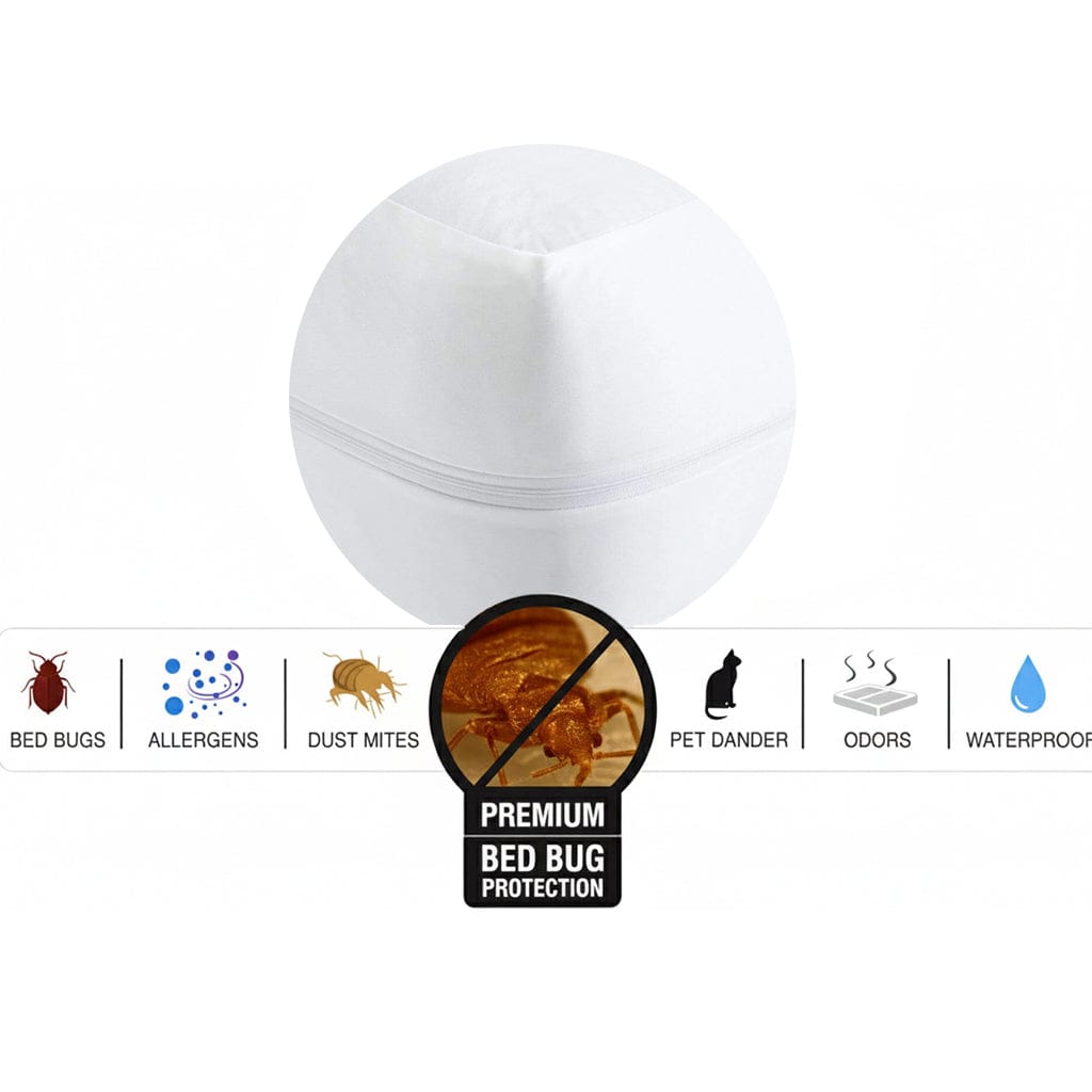 OLIVIA ROCCO Waterproof Bed Bug Mattress Encaser – Extra Deep Zippered Cover