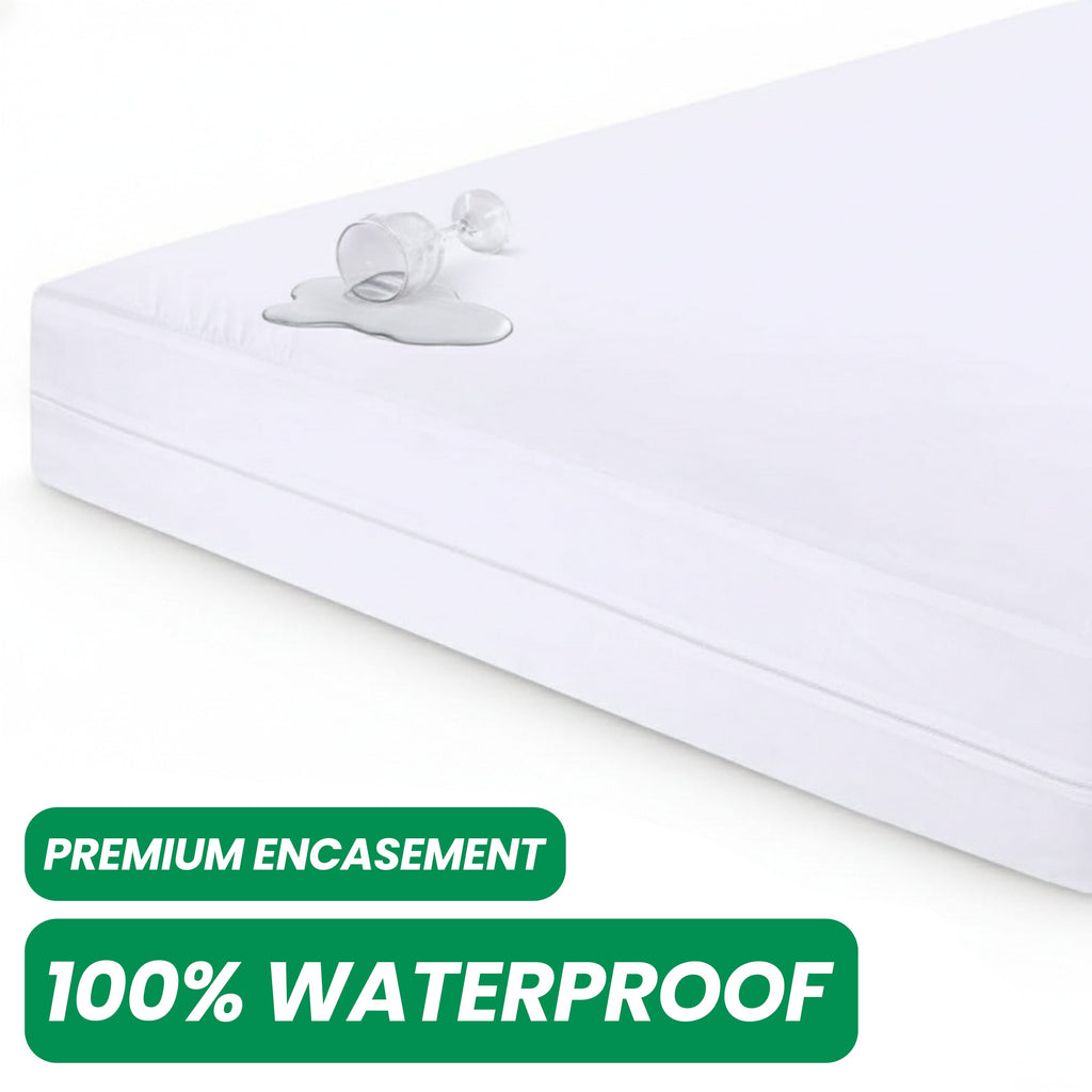 OLIVIA ROCCO Waterproof Bed Bug Mattress Encaser – Extra Deep Zippered Cover