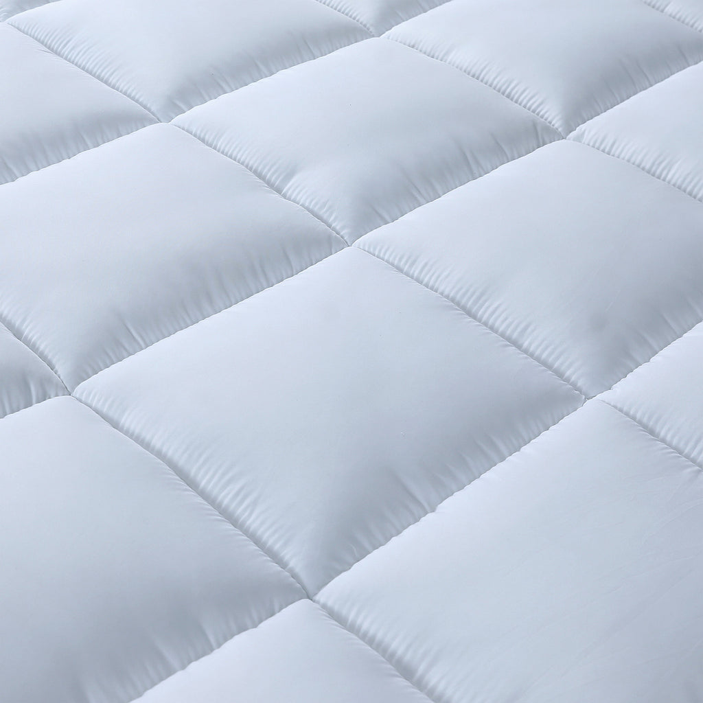 OLIVIA ROCCO Microfibre Mattress Topper – Extra Deep Cooling Heavy Fill