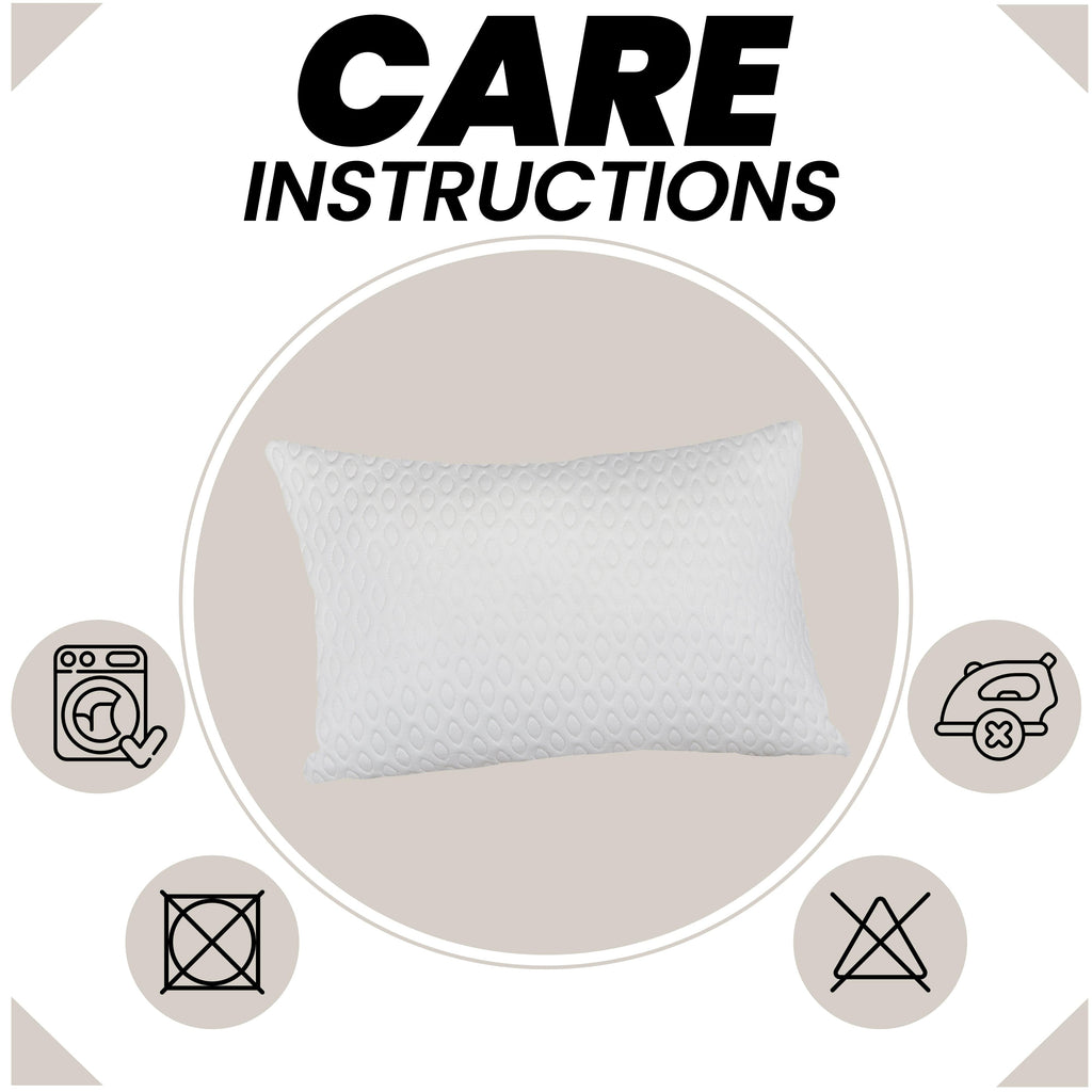 OLIVIA ROCCO Air Flow Cooling Pillow – Anti Snore Side Sleeper Support
