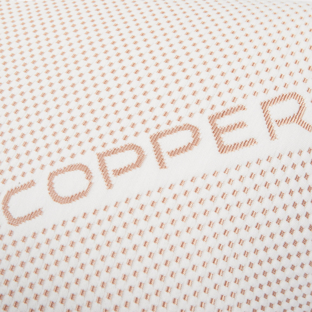 OLIVIA ROCCO Copper Infused Memory Foam Pillow – Hypoallergenic Support