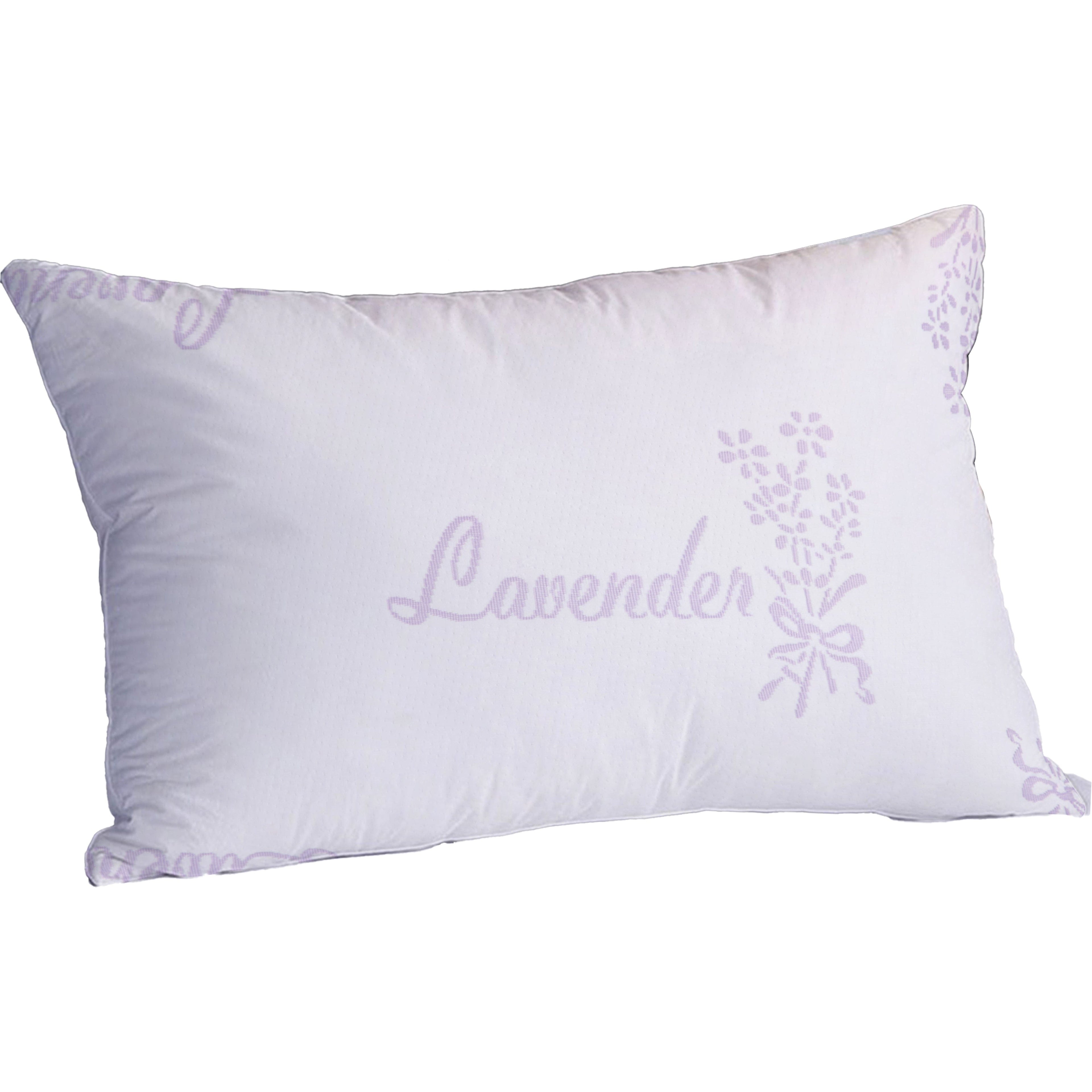 OLIVIA ROCCO Lavender Infused Hotel Pillow – Medium Support Side Sleeper