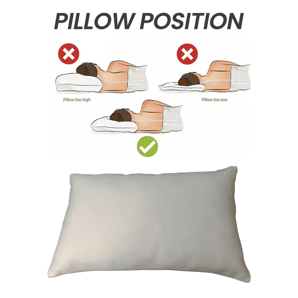 OLIVIA ROCCO Memory Foam Orthopaedic Pillow – Neck and Back Pain Relief