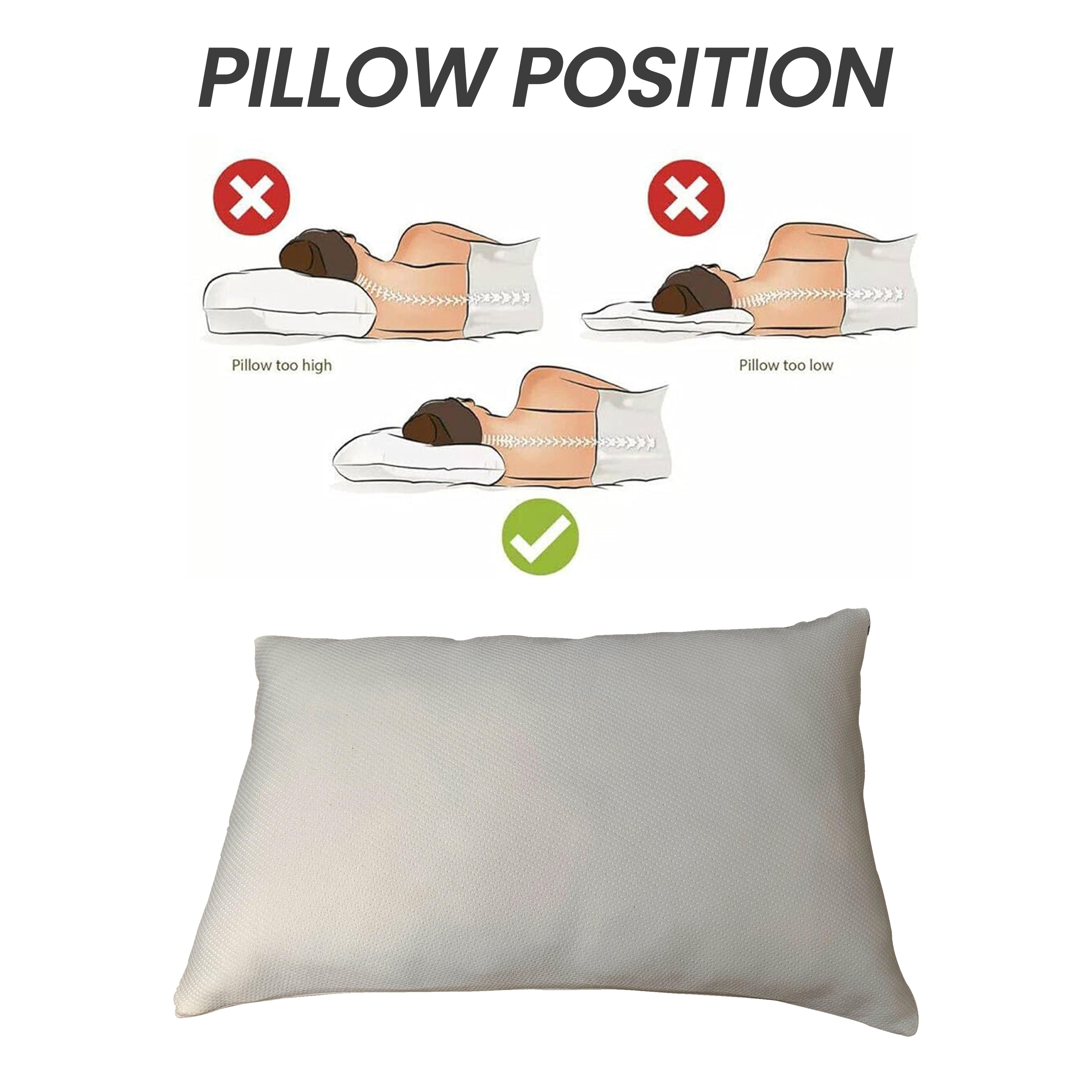 OLIVIA ROCCO Memory Foam Orthopaedic Pillow – Neck and Back Pain Relief