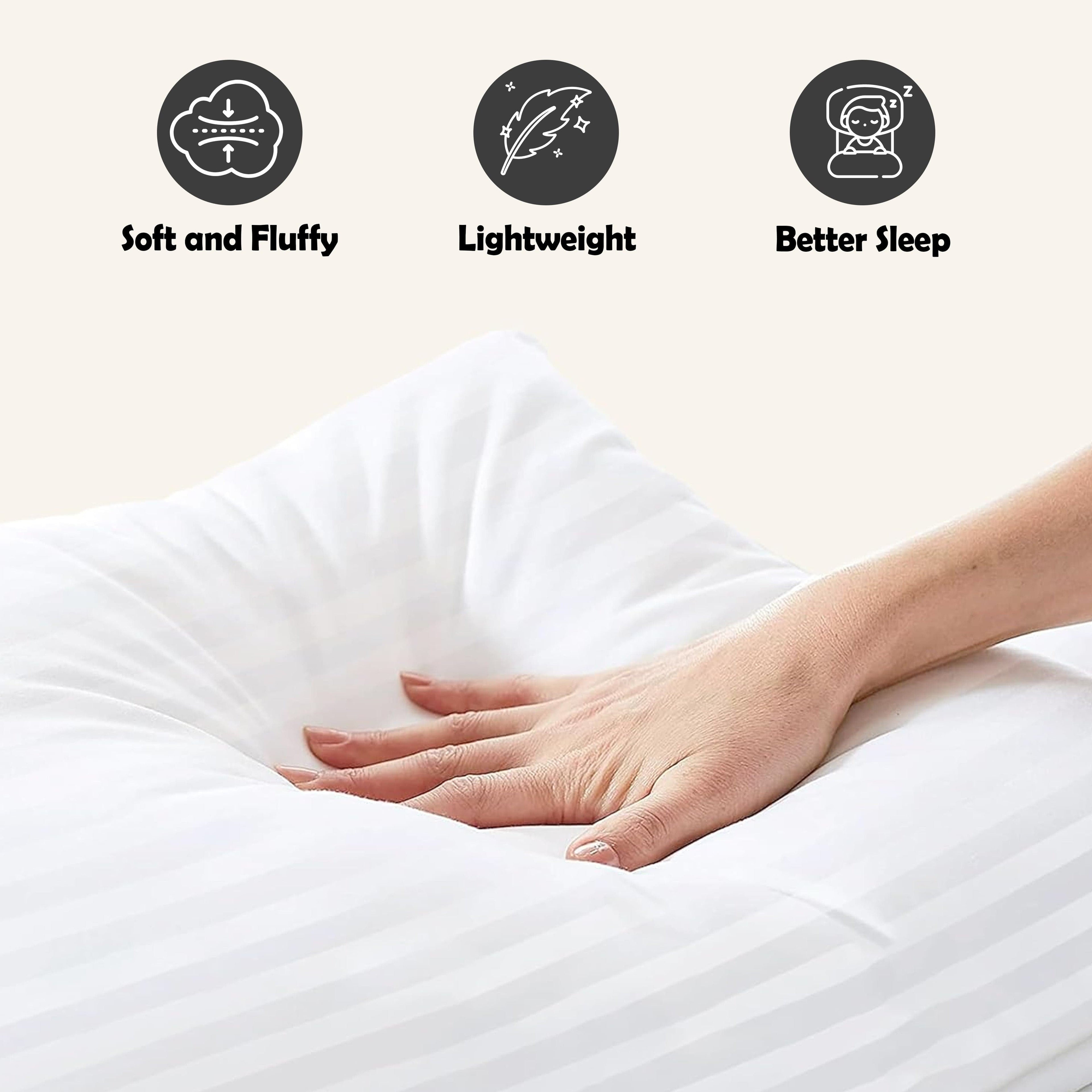 OLIVIA ROCCO Hotel Pillows 2 Pack – Luxury Hollowfibre Support