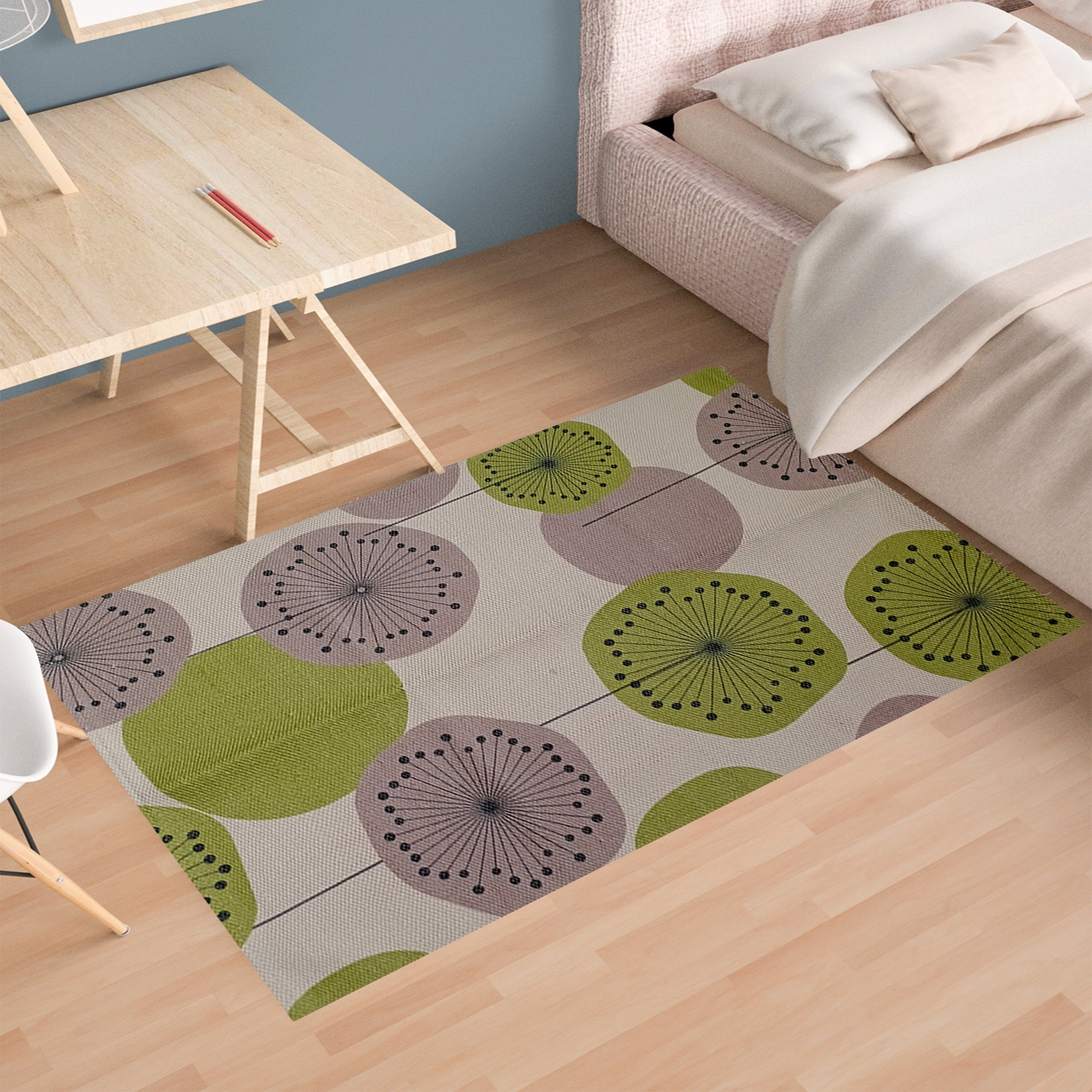 OLIVIA ROCCO Modern Printed Rug – Non-Slip Soft Flor Design Floor Rug