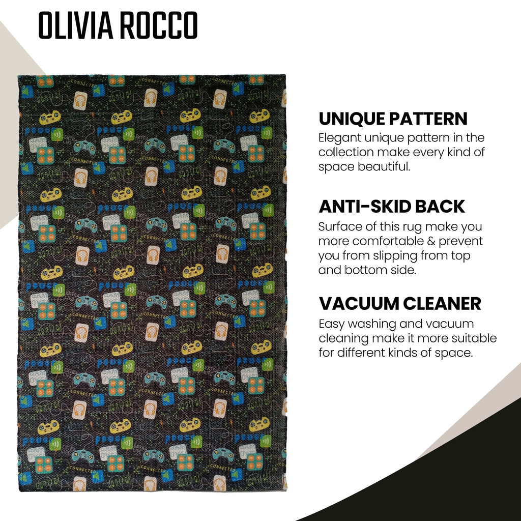 OLIVIA ROCCO Animal Print Rug – Non-Slip Eco-Friendly Soft Floor Mat