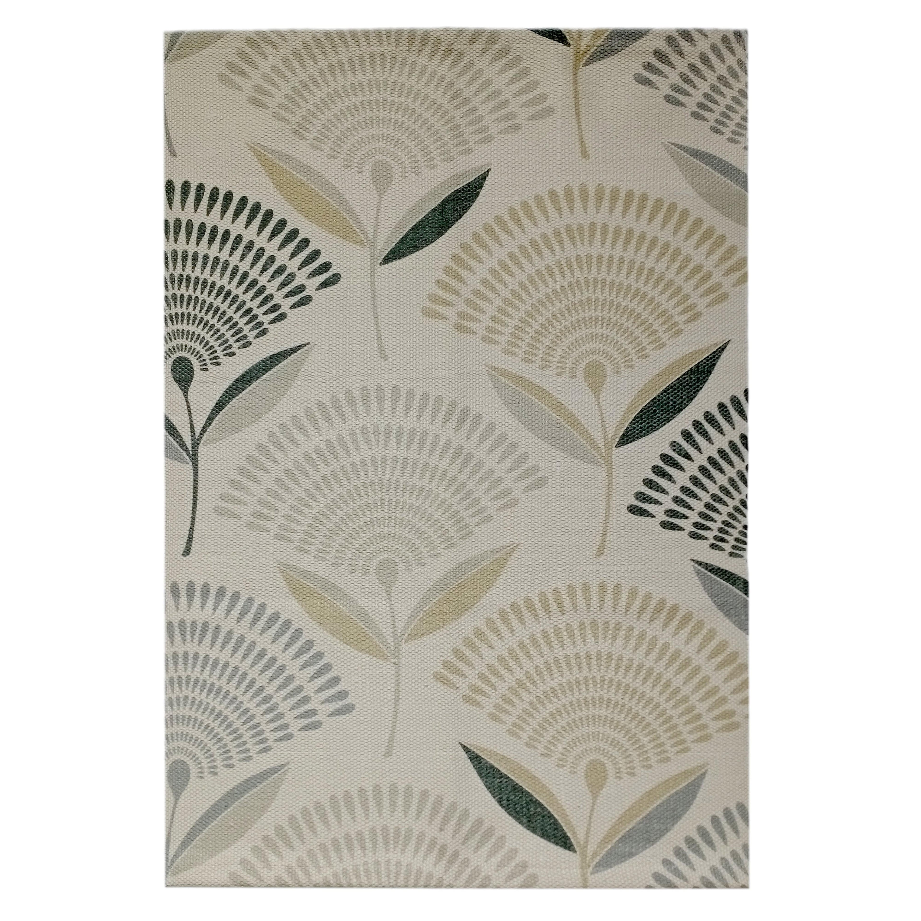 OLIVIA ROCCO Linnea Printed Rug – Non-Slip Soft Recycled Floor Mat