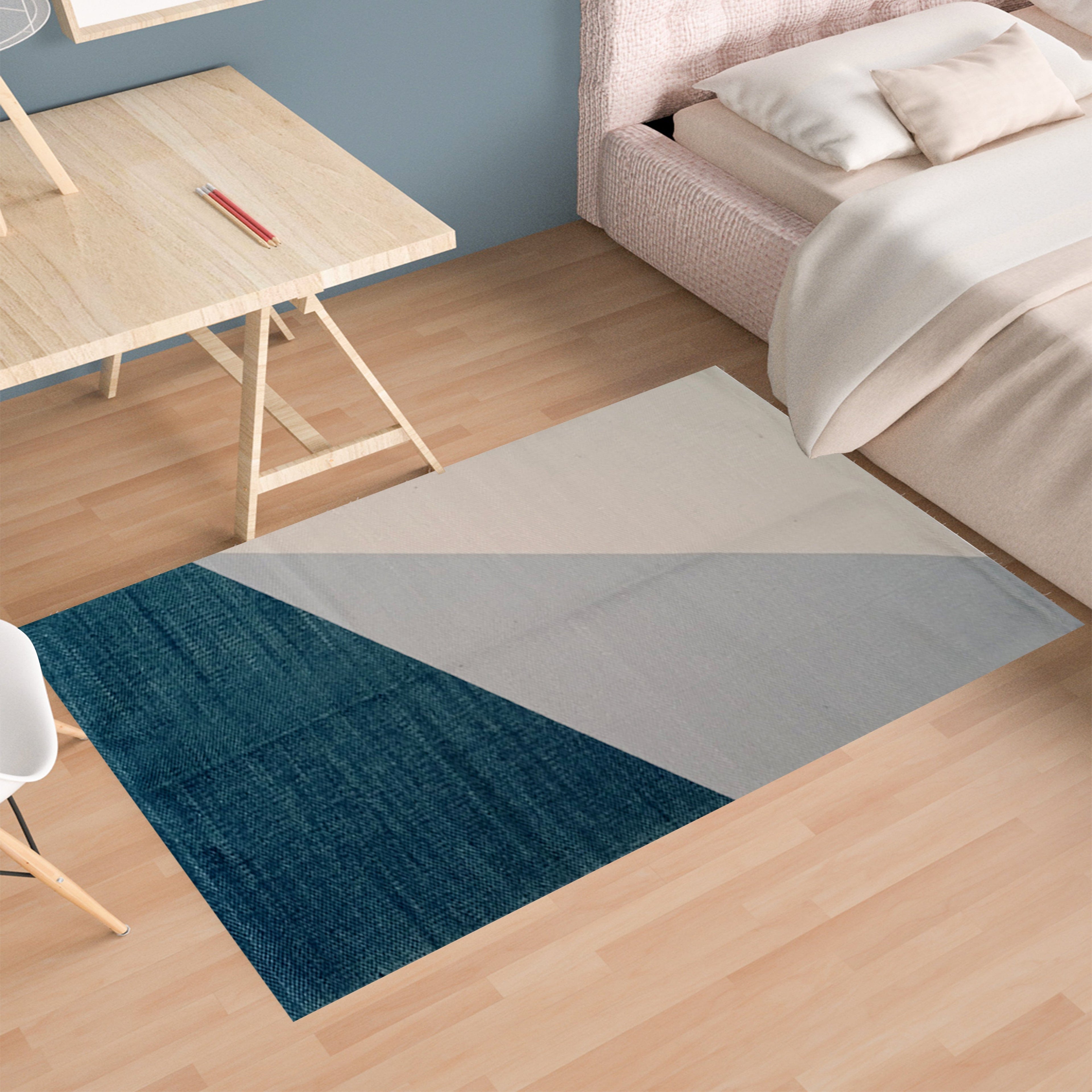 OLIVIA ROCCO Oslo Modern Rug – Non-Slip Recycled Polyester Floor Rug