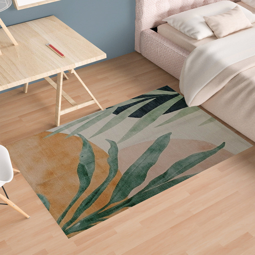 OLIVIA ROCCO Sabine Modern Printed Rug – Non-Slip Soft Durable Floor Rug