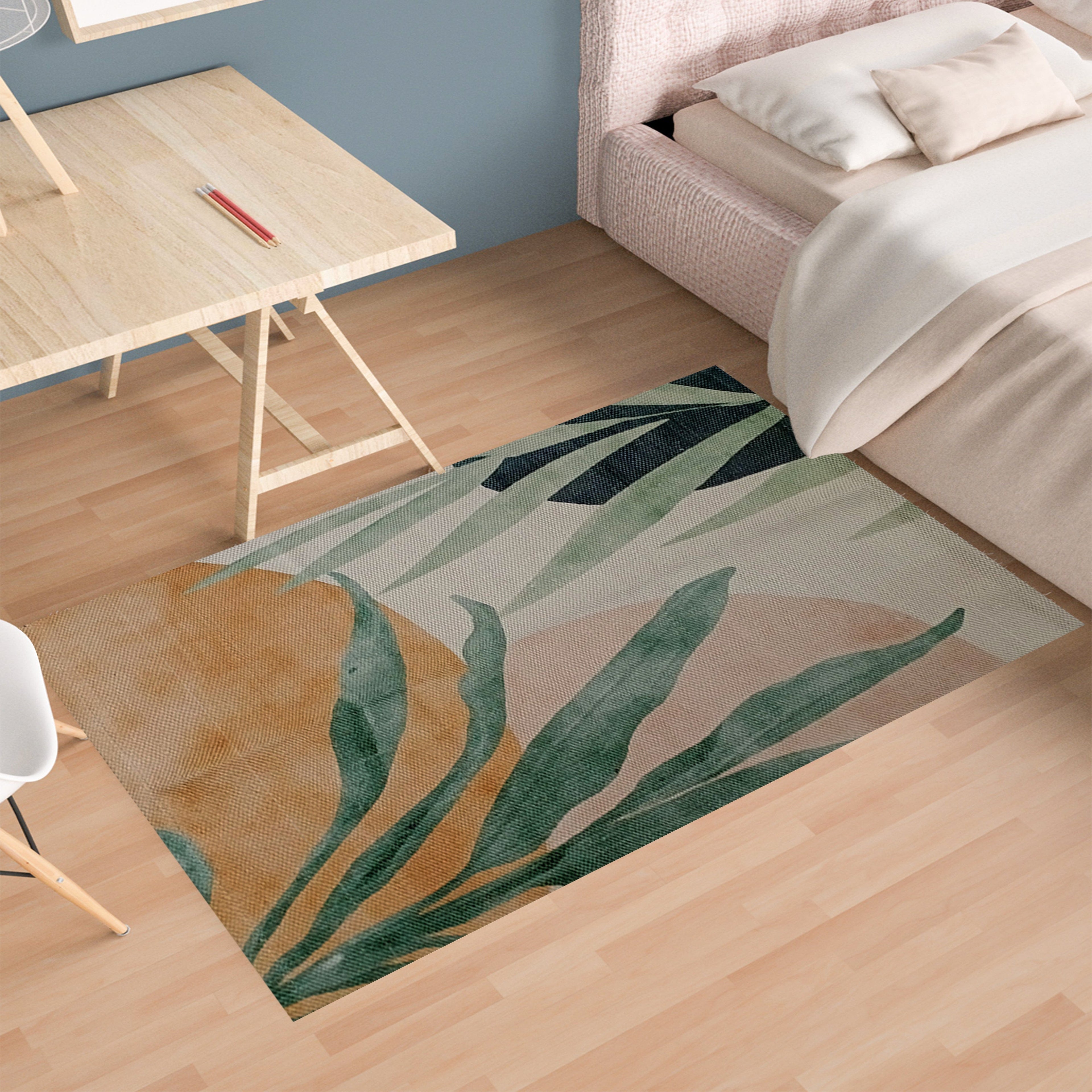 OLIVIA ROCCO Sabine Modern Printed Rug – Non-Slip Soft Durable Floor Rug