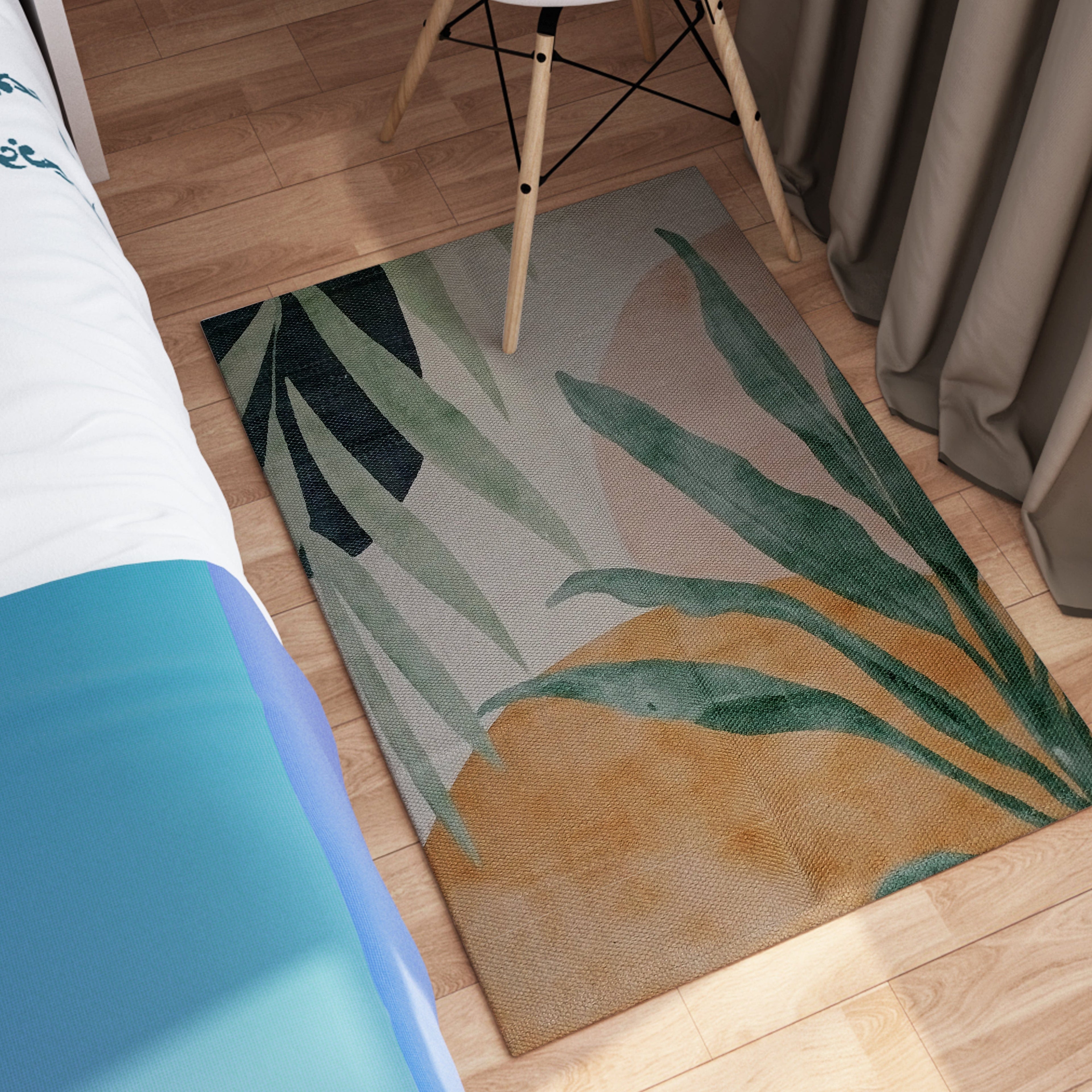 OLIVIA ROCCO Sabine Modern Printed Rug – Non-Slip Soft Durable Floor Rug