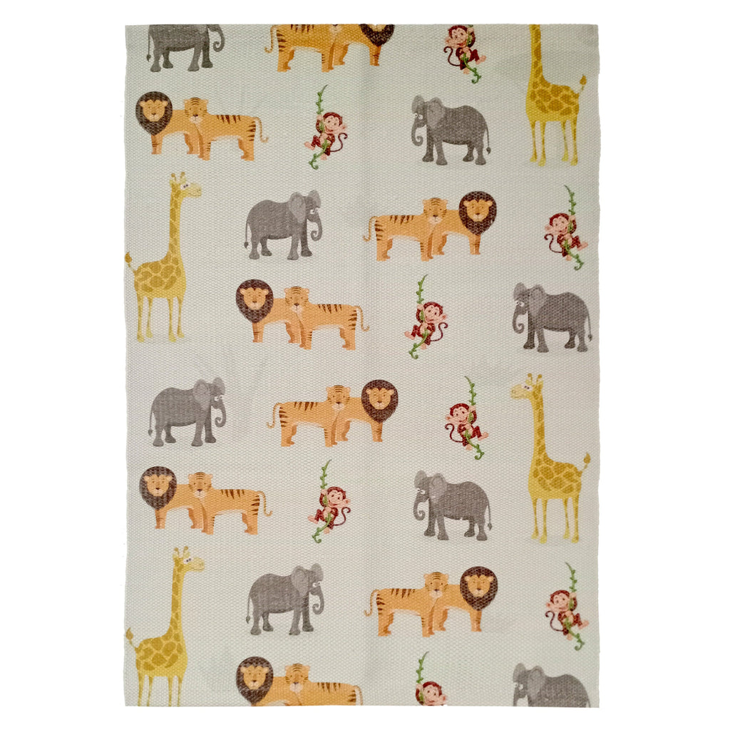 OLIVIA ROCCO Animal Print Rug – Non-Slip Washable Floor Rug, 60x90cm