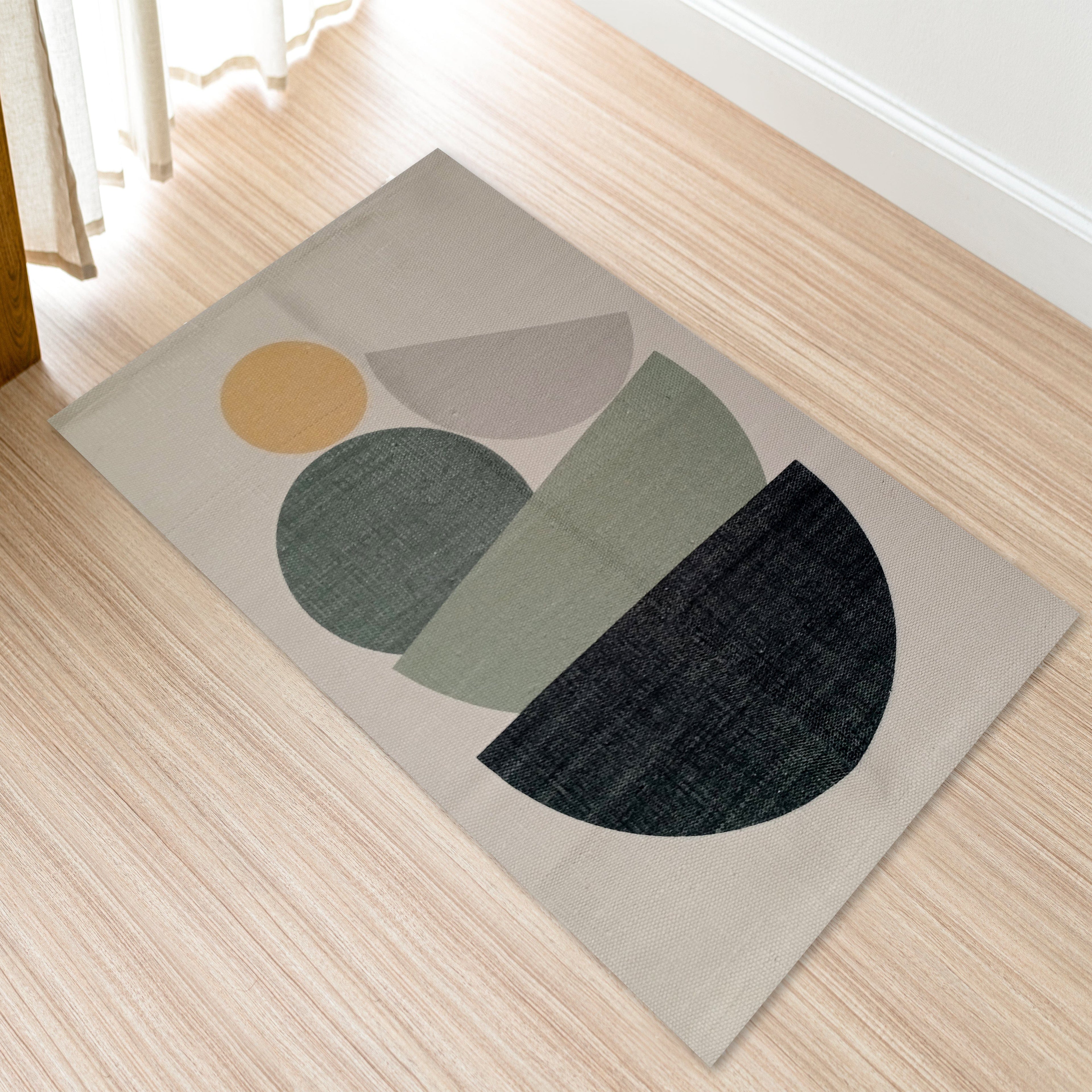 OLIVIA ROCCO Tokyo Printed Rug – Modern Non-Slip Eco-Friendly Floor Mat