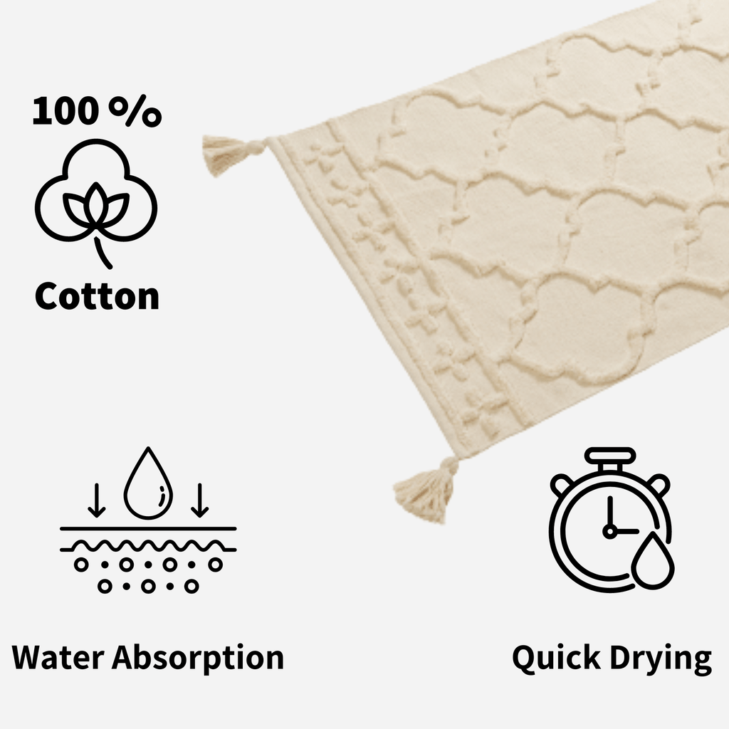 OLIVIA ROCCO Marrakesh Cotton Rug – Washable Eco Friendly Carpet