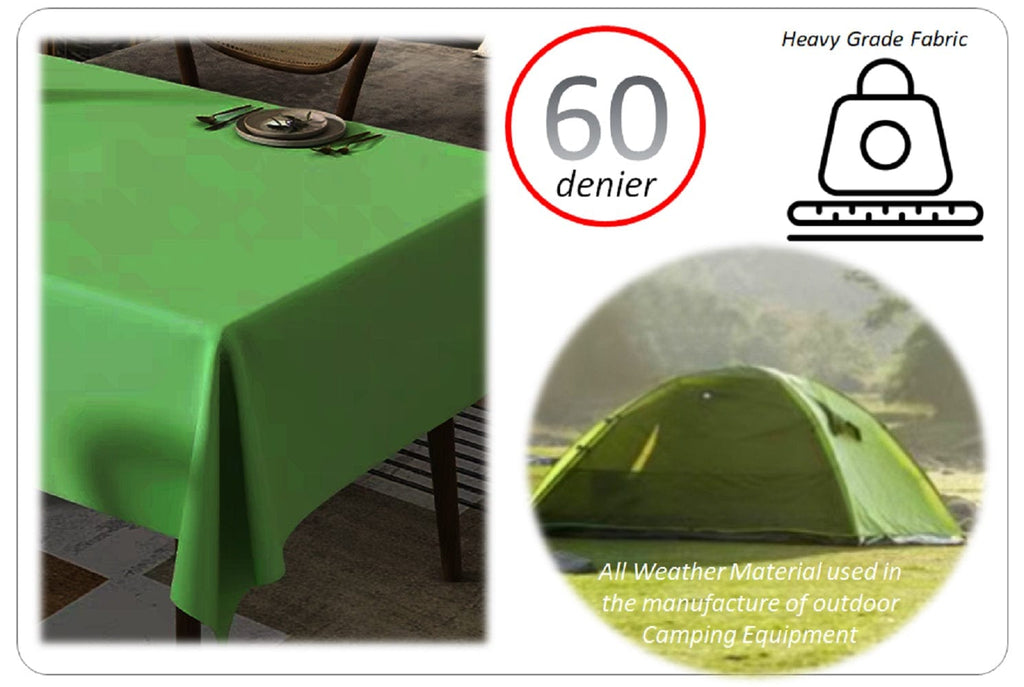 OLIVIA ROCCO Waterproof Tablecloth – Stain Resistant Wipe Clean Polyester