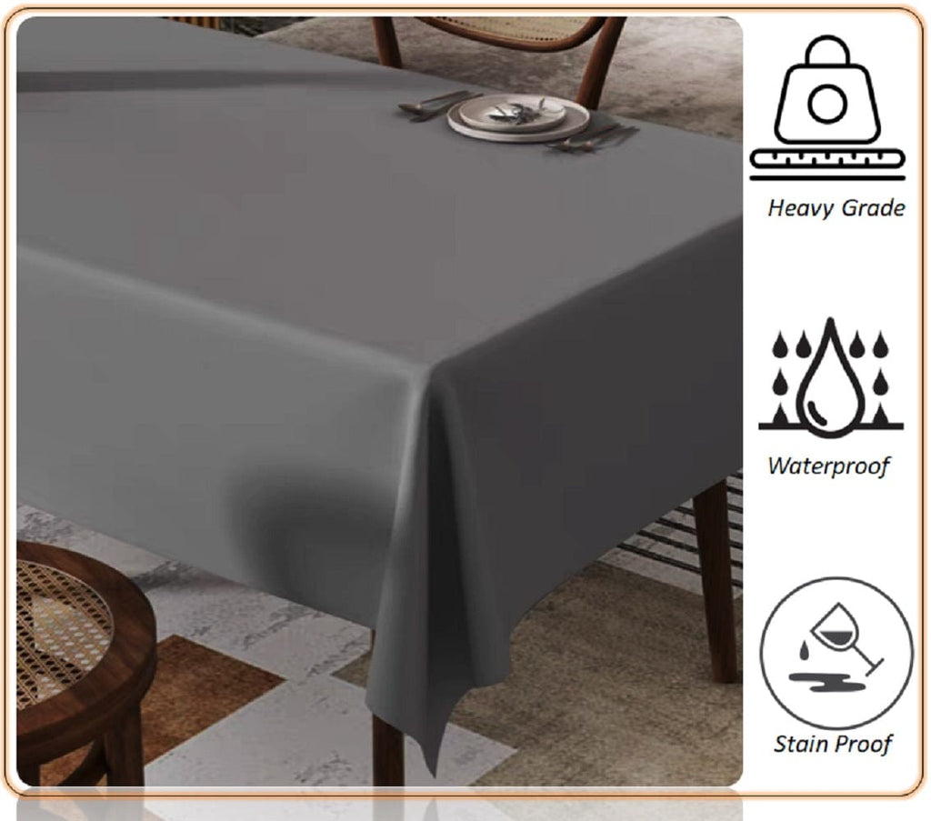 OLIVIA ROCCO Waterproof Tablecloth – Stain Resistant Wipe Clean Polyester
