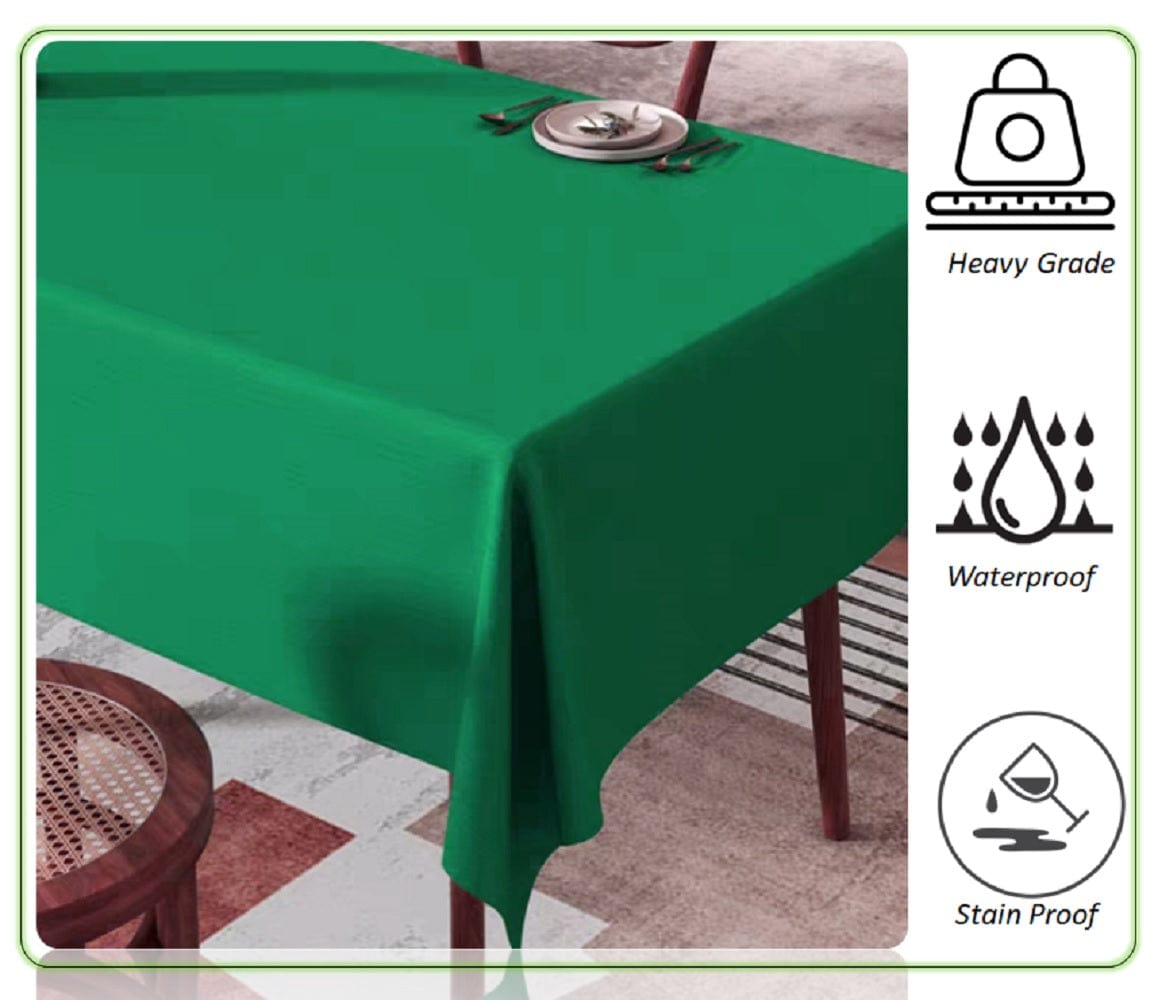 OLIVIA ROCCO Waterproof Tablecloth – Stain Resistant Wipe Clean Polyester
