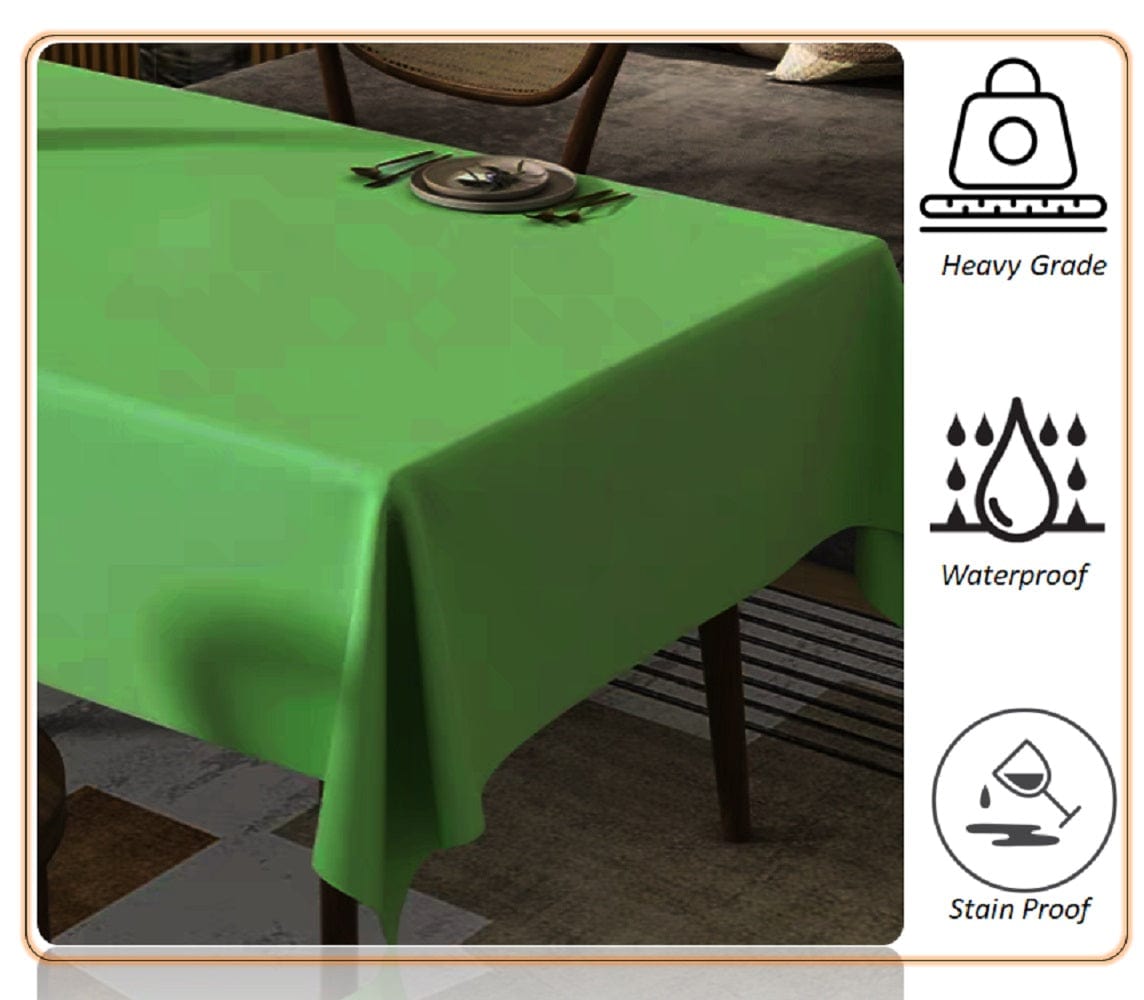 OLIVIA ROCCO Waterproof Tablecloth – Stain Resistant Wipe Clean Polyester