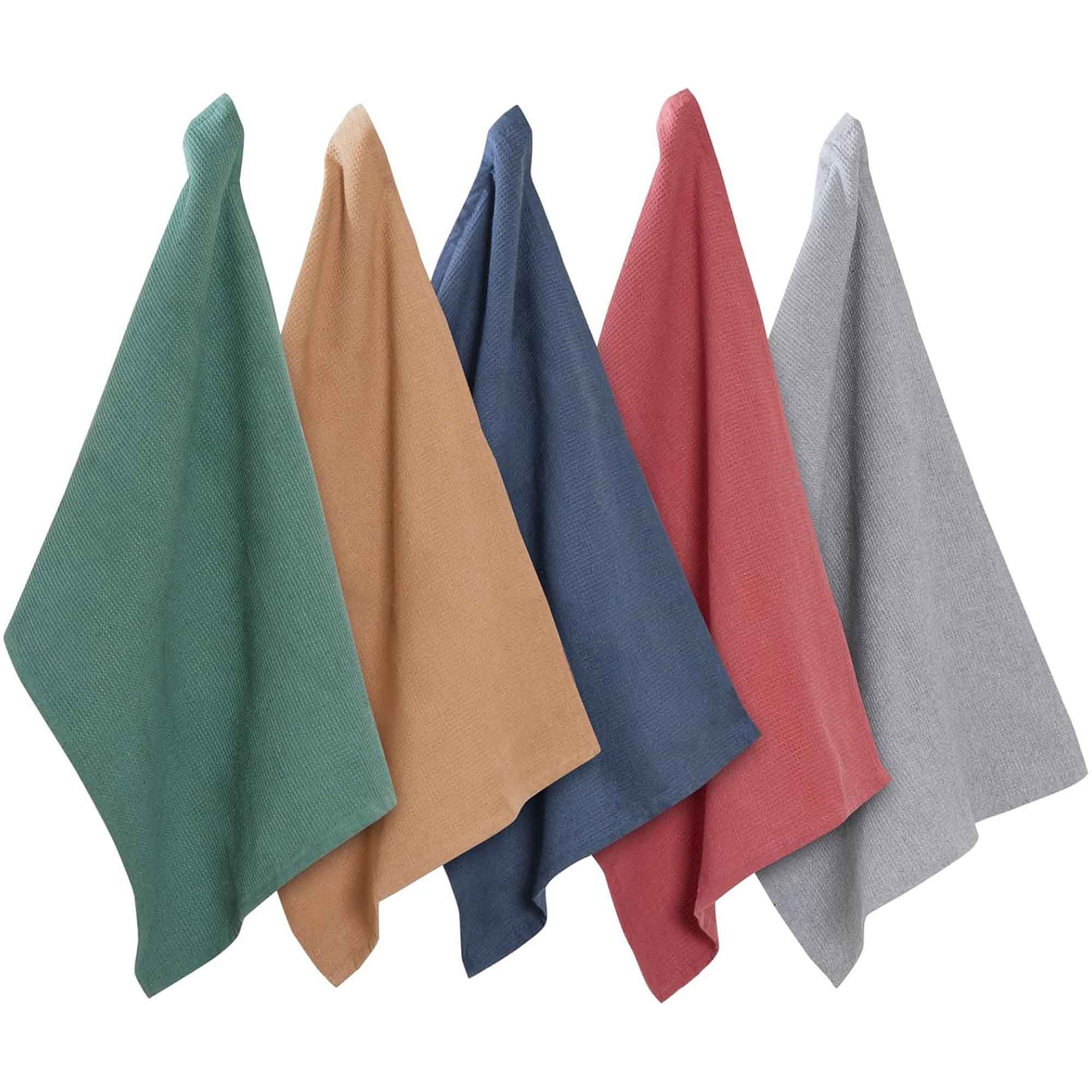OLIVIA ROCCO 20 Pack Cotton Tea Towels – Waffle Weave Absorbent Dish Cloths