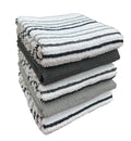 OLIVIA ROCCO 5 Pack Cotton Kitchen Tea Towels – Ribbed Waffle 45x65cm