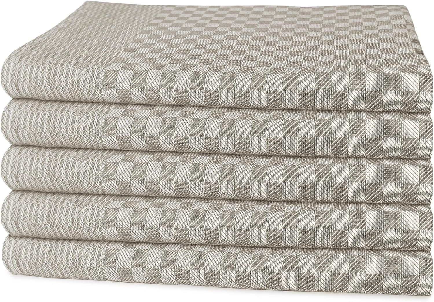 OLIVIA ROCCO Cotton Tea Towels – Pack of 5 Large Quick Dry Dish Cloths