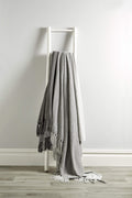 OLIVIA ROCCO Handwoven Large Check Pure Indian Cotton Throw Blanket