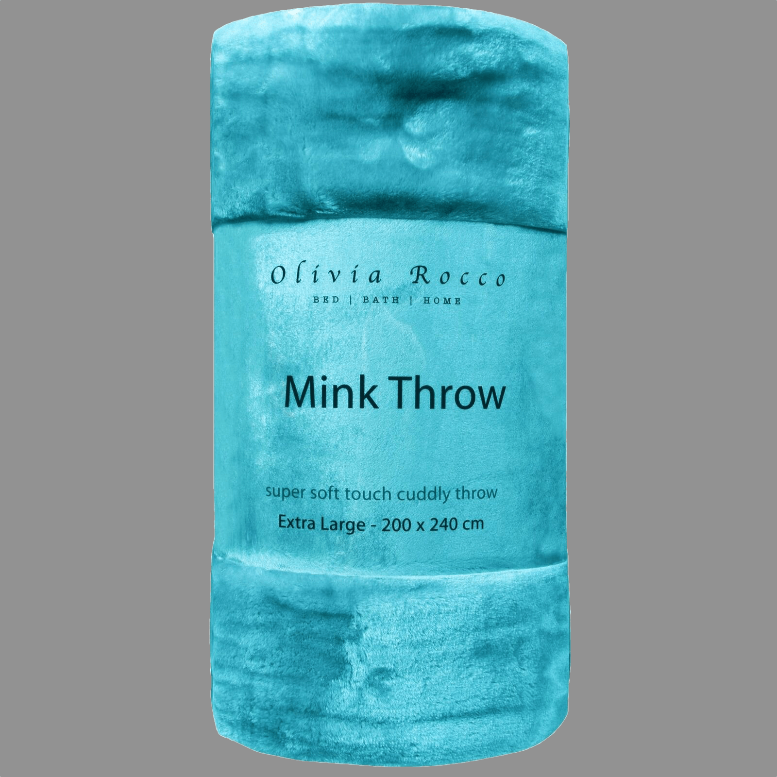 OLIVIA ROCCO Mink Faux Fur Throw Blanket | Extra Large Velvet Touch