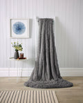 OLIVIA ROCCO Oversized Soft Fleece Blanket – Fluffy Faux Fur Throw