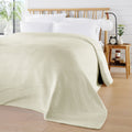 OLIVIA ROCCO Florian Checked Throw Blanket | 100% Cotton Bedspread