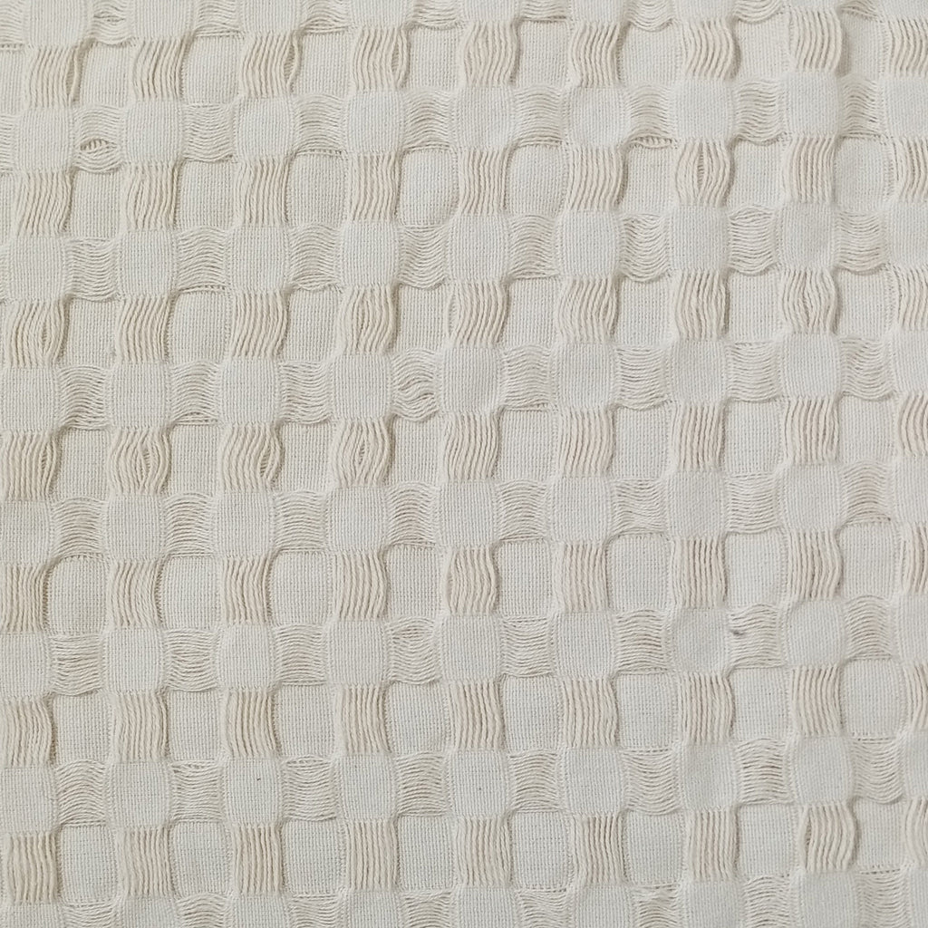 OLIVIA ROCCO Florian Checked Throw Blanket | 100% Cotton Bedspread