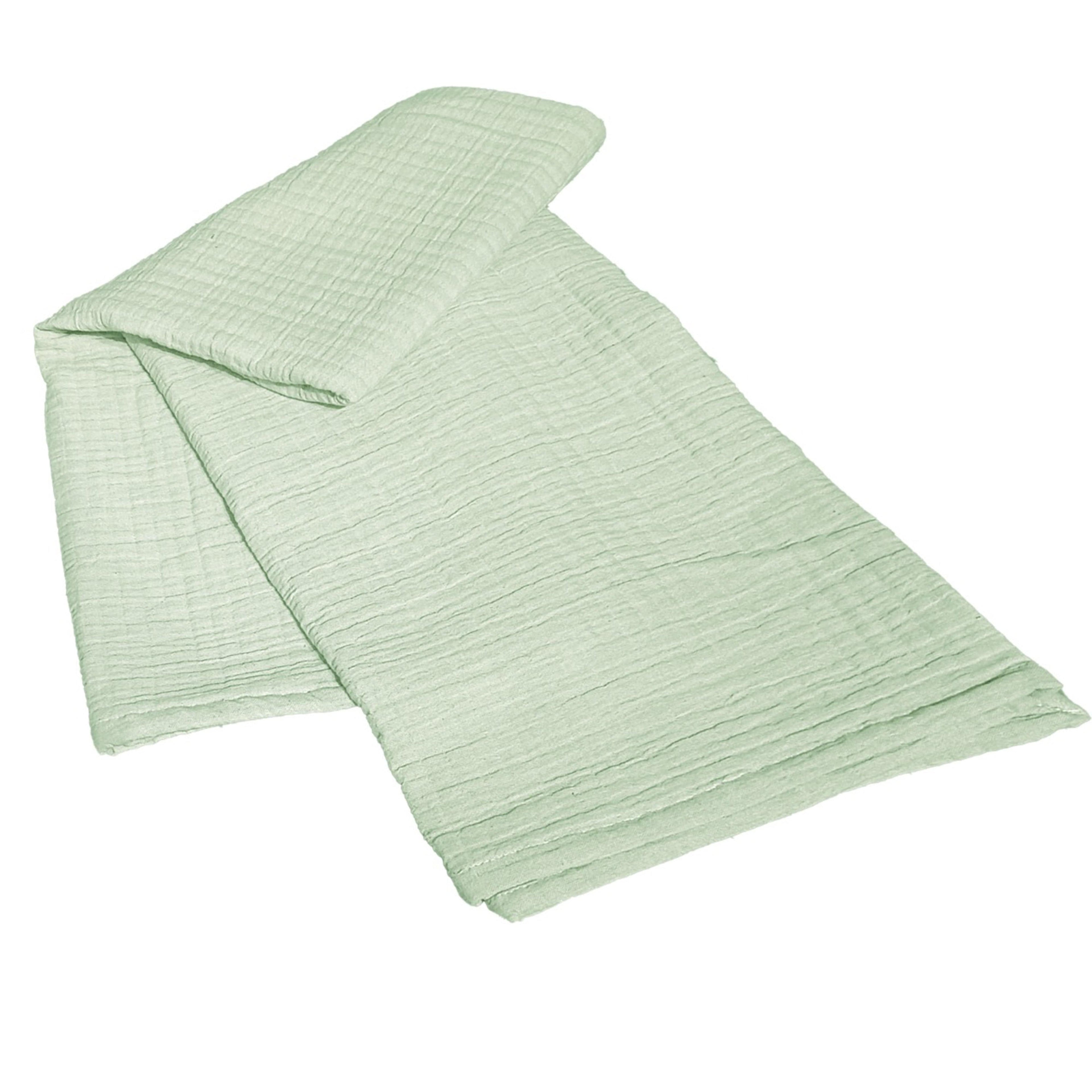 OLIVIA ROCCO Hilton Throw Blanket – Reversible Quilted Cotton 130x170cm