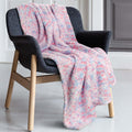 OLIVIA ROCCO Rainbow Teddy Fleece Blanket – Soft Kids Throw 130 x 180 cm
