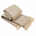 OLIVIA ROCCO Tangier Recycled Cotton Throw Blanket with Tassels