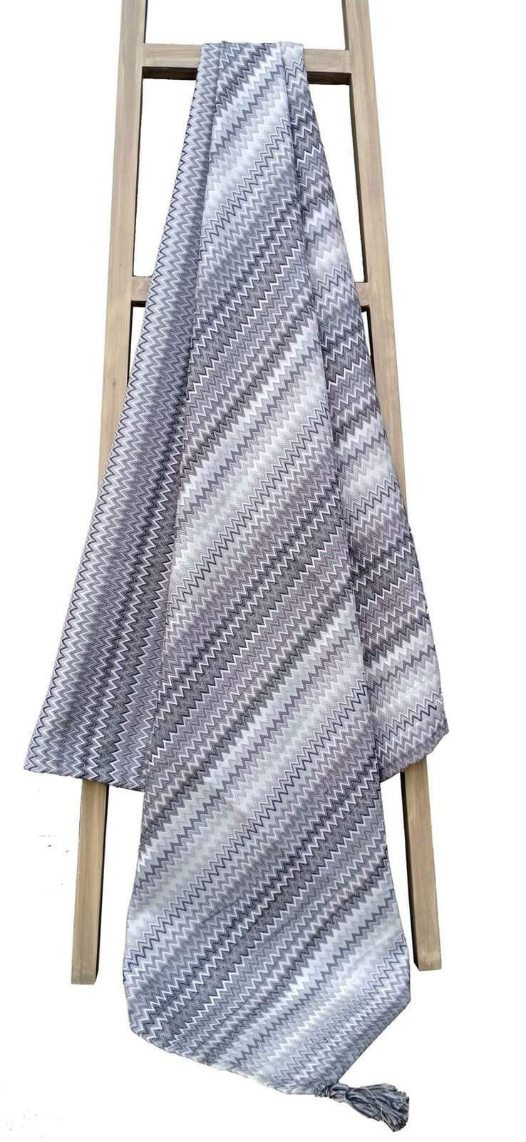 OLIVIA ROCCO Mia Bohemian Throw Blanket – Soft Tribal Tasselled Sofa Throw