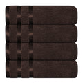 OLIVIA ROCCO Belmont 10 Piece Towel Bale Set – 100% Cotton Brown Towels