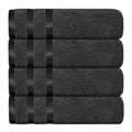 OLIVIA ROCCO Belmont Grey Cotton Towel Set – 10 Piece Hotel Quality Bale