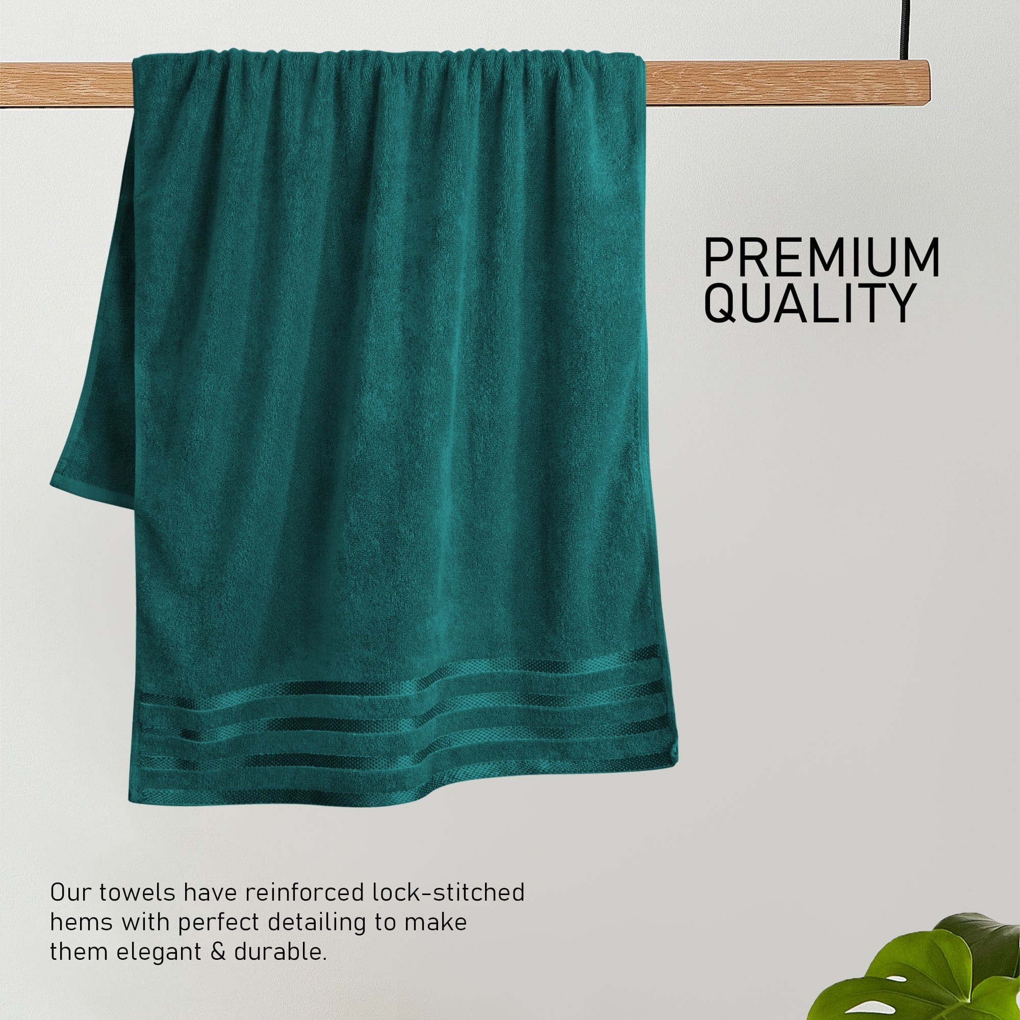 OLIVIA ROCCO Belmont Jade Green 100% Cotton 10 Piece Towel Bale Set