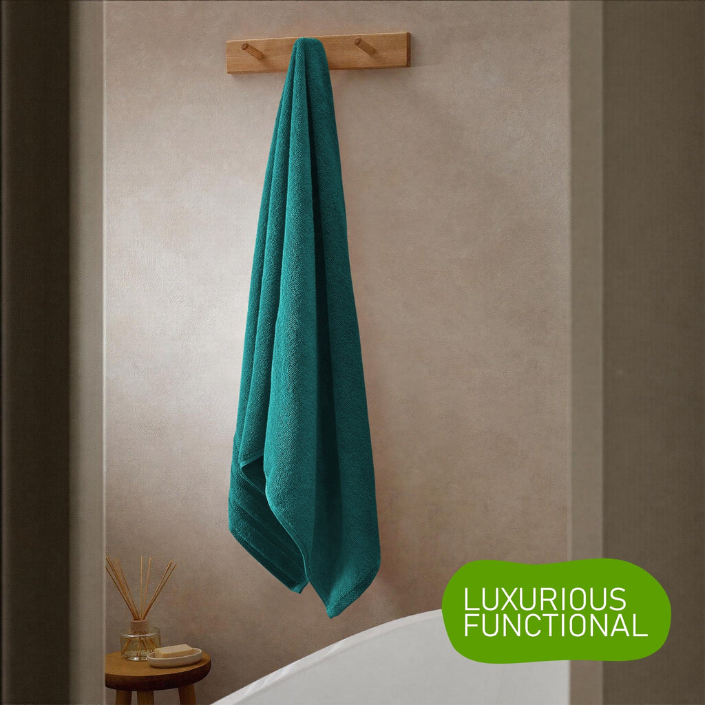 OLIVIA ROCCO Belmont Jade Green 100% Cotton 10 Piece Towel Bale Set