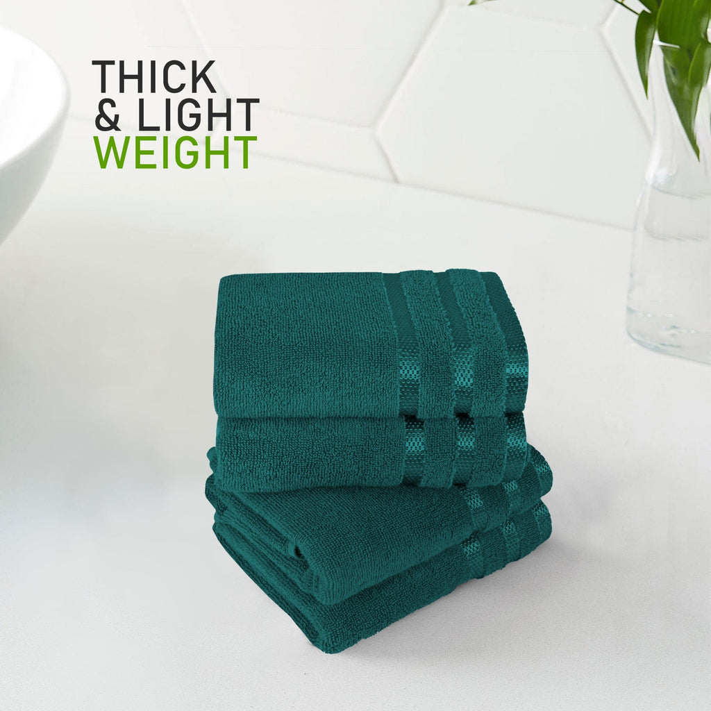 OLIVIA ROCCO Belmont Jade Green 100% Cotton 10 Piece Towel Bale Set