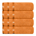 OLIVIA ROCCO Belmont 100% Cotton Towel Bale Set – Orange 10 Piece Set
