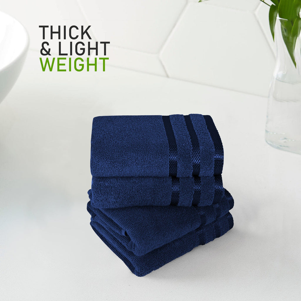 OLIVIA ROCCO Belmont 10 Piece Towel Bale Set – 100% Cotton Royal Blue