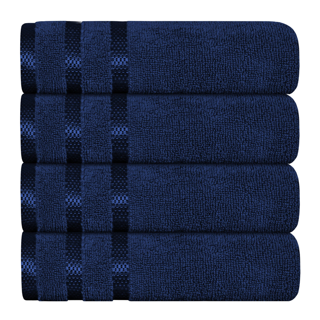 OLIVIA ROCCO Belmont 10 Piece Towel Bale Set – 100% Cotton Royal Blue