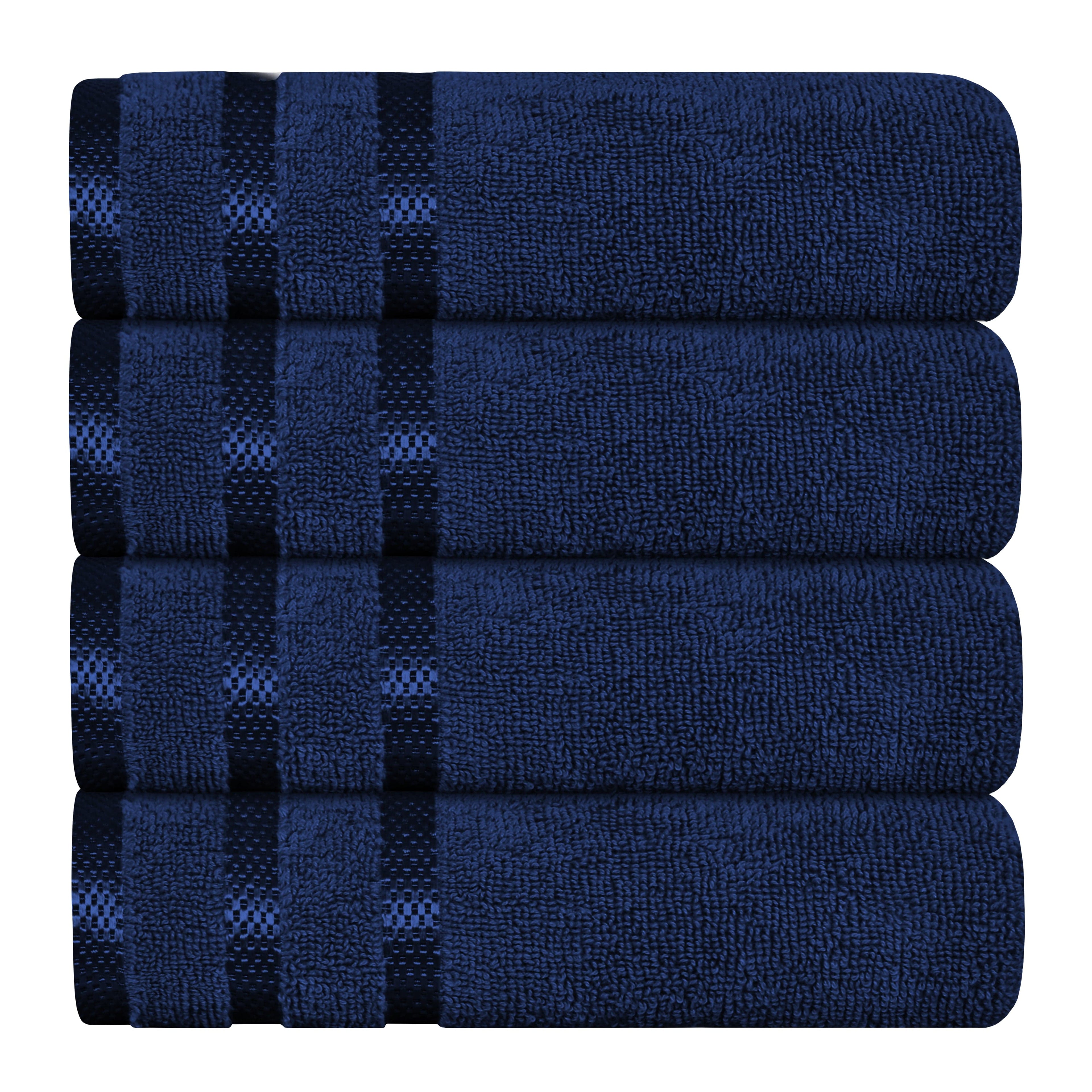 OLIVIA ROCCO Belmont 10 Piece Towel Bale Set – 100% Cotton Royal Blue