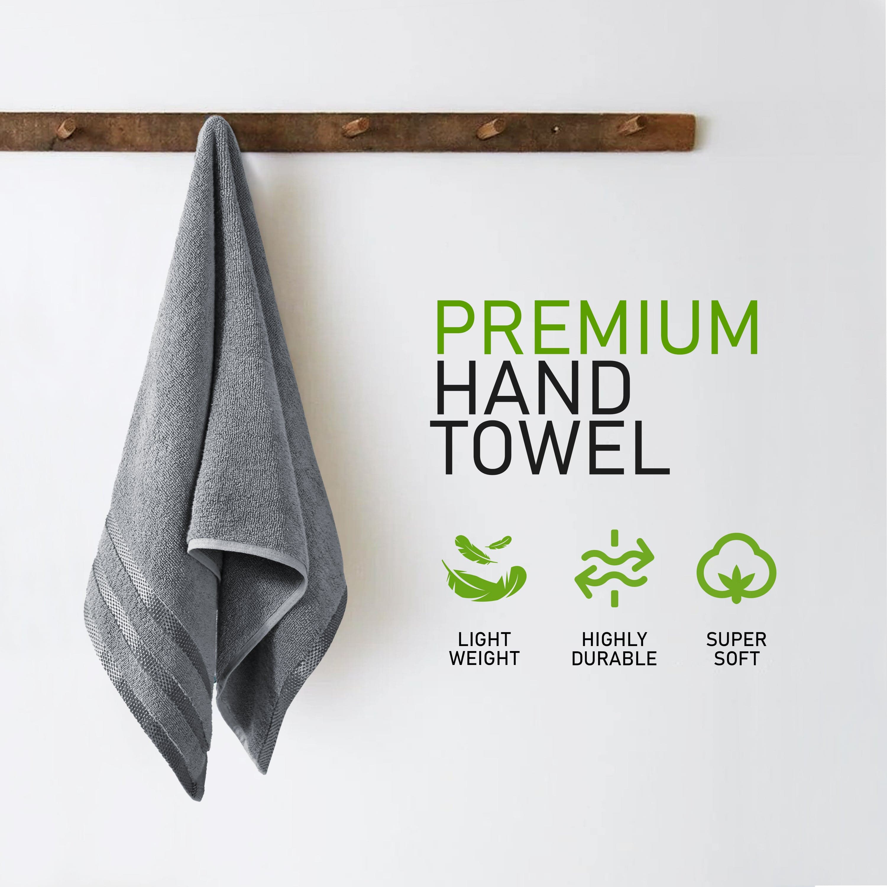 OLIVIA ROCCO Belmont 10 Piece Cotton Towel Bale Set – Silver Stripe