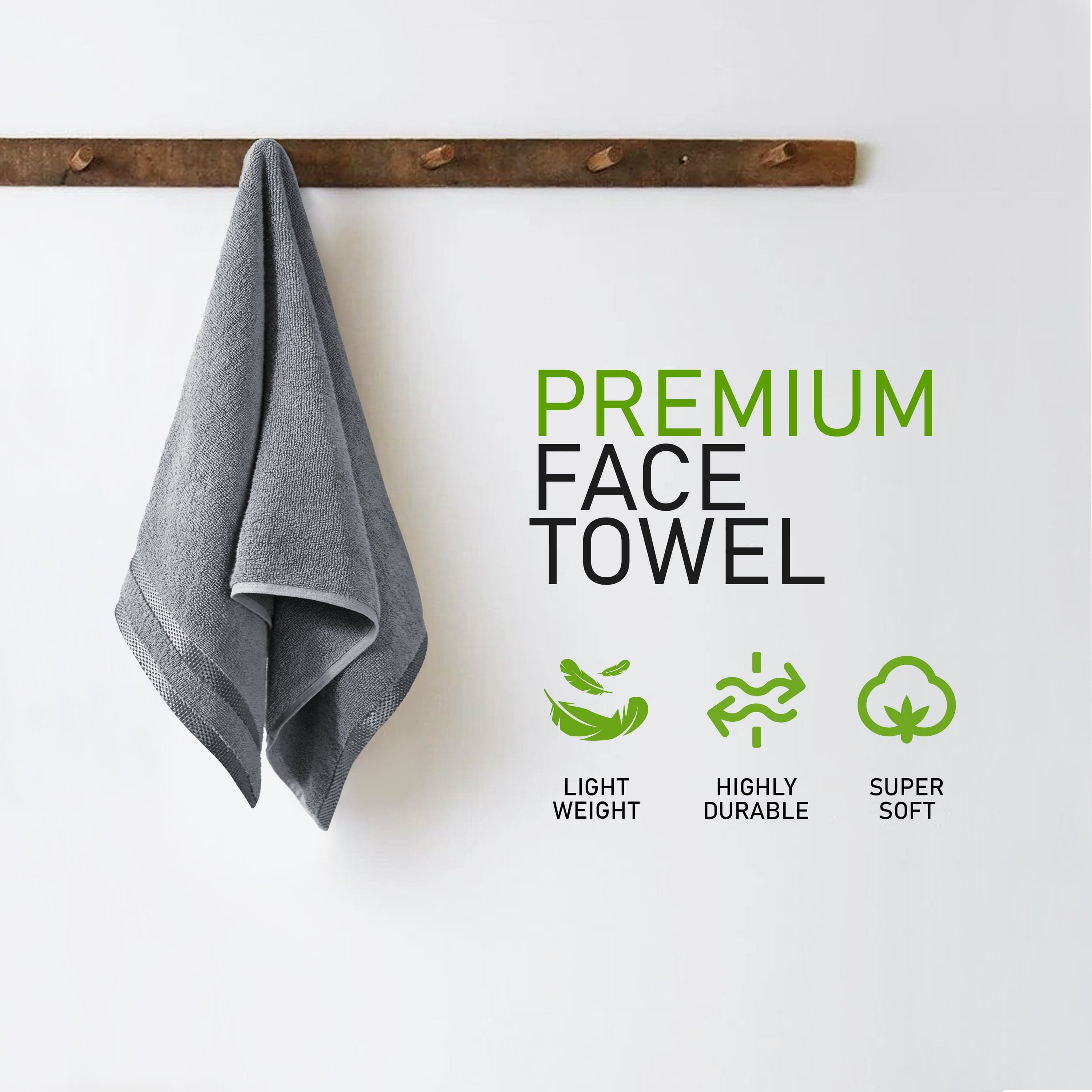 OLIVIA ROCCO Belmont 10 Piece Cotton Towel Bale Set – Silver Stripe