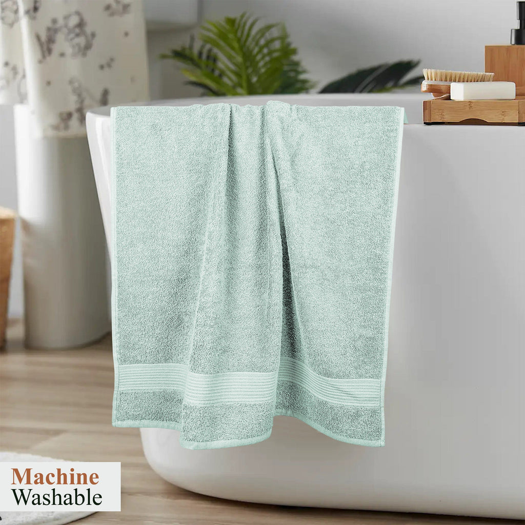 OLIVIA ROCCO Seafoam Cotton Towels – Hotel Quality Soft Absorbent Sets